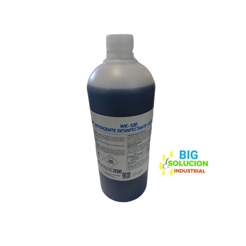 DESINFECTANTE DETERGENTE ENVASE DE 1 LITRO WK-100